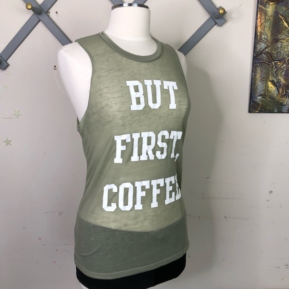Fifth Sun Olive Green Graphic Tank - Picture 2 of 6